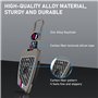 TTCR-II Alliage de Zinc Coque de clé Compatible avec 2 3 5 7 Series X1 X3 X4 X5 X6 F15 F16 F45 F48 G01 G02 G30 G32, 4 Boutons G3