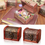Vintage Petite Coffre en Bois