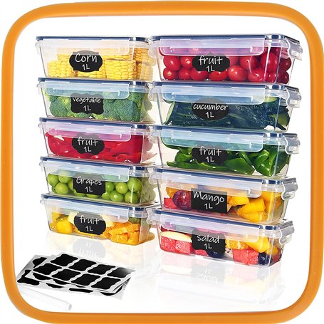 Hibisaws Boîtes de Conservation 100% Étanches avec Couvercle