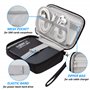 QIMEI-SHOP Sac de Rangement Câbles Petit Electroniques Portable Pochette Rangement Imperméable Organisateur pour Banque d'alimen