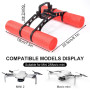 Train D'atterrissage à Eau Compatible avec DJI Mini 2 Drone Water Landing Gear pour Mavic Mini Drones Noire