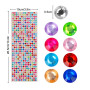 Strass Autocollants Adhésif Gem Bijoux pour Visage Yeux Ongles Enfants DIY Artisanat Cartes Embellissement Acrylique Diamant Déc