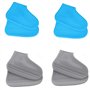 4 Paires Couvre-Chaussures Silicone