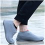4 Paires Couvre-Chaussures Silicone, Couvre-Chaussures Silicone Imperméable, Antidérapant Réutilisable Étanche Silicone Couvre-C