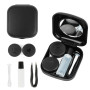 LOBVABA Étui pour Lentilles de Contact Portable - 2 Pièces avec Miroir - Mini Boîte pour La Maison Ou Les Voyages