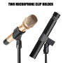 GLEAM Support de microphone – Support de micro universel avec base compacte lourde..