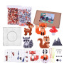 Strehknewen Kit de Perles à Repasser 5000 pcs 5 mm – Set DIY Animaux de la Forêt avec 10 Modèles