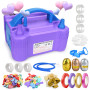 TAVADA Pompe à Ballon Électrique Portable avec Double Buse (AC220-240V 600W) pour Fête