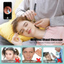 WIFI Otoscope Oreille, 1296P HD Kit Camera Oreille d'élimination du cérumen avec 6 lumières LED, IP5X Étanche Nettoyant Oreille 