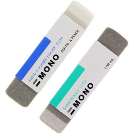 Lot de 2 gommes en caoutchouc naturel pour stylo plume en caoutchouc n° ES512A