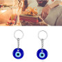 Porte-clés œil turc,2 pièces Turc Bleu Porte-clés amulette mauvais œil Breloques Pendentifs Porte-clés Porte-clés Bonne Chance,c