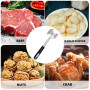 Marteau Viande 27 cm en Acier Inoxydable – Attendrisseur de Viande à Double Face antiadhésif pour Steak, côtelettes, Porc et Pou