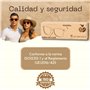 Astur Group Lunettes de soleil pour homme et femme avec protection UV400. Lunettes de soleil avec monture écologique en café rec