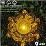 ORHOMELIFE Lampe Solaire Exterieur Lotus Décoration de Jardin Deco Jardin Exterieur Lumière Chaude Jardin Lampe Solaire LED pour