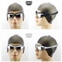 Itian Lunettes de Natation avec Réglage Silicone Head Strap - Anti-Brouillard, étanche, Protection UV - Idéales pour Hommes, Fem