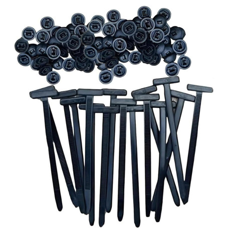 CUVZORA 100 pièces de boucles de serrage universelles