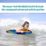 Feliciay Bodyboard gonflable léger et portable avec poignées, aide à la natation pour piscine, tapis d'apprentissage, planche de