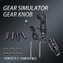 YananAC Pommeau de levier de vitesse simulé pour PC USB Gear Simulator, compatible avec Logitech Shifter pour Logitech G27 G25 G