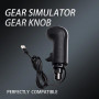 YananAC Pommeau de levier de vitesse simulé pour PC USB Gear Simulator, compatible avec Logitech Shifter pour Logitech G27 G25 G