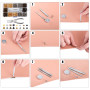 Rivets en Cuir 240 Ensemble 2 Tailles Double Rivet Goujons Tubulaires en Métal avec 3 Pièces Outil de Fixation et Punch Pince po
