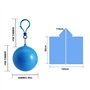 kajkey Ponchos de Pluie Jetables-Ponchos de Pluie Réutilisable Pliable Imperméable Respirant avec Boule de rangement étanche Pou