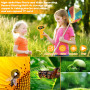 Microscope portable pour enfants - Zoom 1000x - Mini microscope numérique - Écran IPS 2,0" - USB - Lumières LED - Connexion à PC