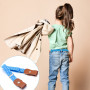 RUIJIE 4 Pièces Ceinture élastiques Sans Boucle Enfant Réglable Ceinture Extensibles Invisibles Ajustable Ceintures 35-90cm Cein