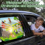 Pare Soleil Voiture bébé ，Chaussette Voiture Soleil，Enfant Sombre avec Protection UV certifiée，Motif des Animaux chausette Solei