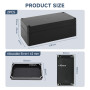 2 Pièces Boite Serivation Etanche Exterieur, Boite Etanche Electrique Exterieur IP65 avec 8 Presse Étoupes, Coffret Electrique a