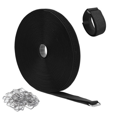 15 M Réglable Scratch avec 75 Boutons Métalliques