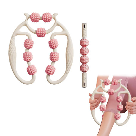 WRQIOO 2 Pièces Rouleau Massage Jambe