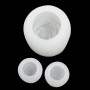 N-D Bougie Moule Bougie Moule Silicone Moules 3D Rose Fleur Moule - 3 Pcs Fleurs Silicone Savon Moule DIY Bougies Moule Manuel S