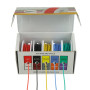 BOJACK Kit Câbles en Silicone 20 AWG Kit de Fil électrique Toronné en Cuivre étamé 300 V Avec 20φ3mmTubes (5 Couleurs, 6Meter Ch