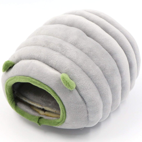 Lit Douillet pour Petit Animal Couchage Petite Maison d'hiver Multifonctionnel Coton Peluche Lit Chaud Avec Tapis Antidérapant N