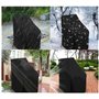 Tkxjry 64 x 64 x 120/70 cm Housse Chaise Jardin, Imperméable Anti-UV Housse Chaise Jardin, Housse Chaise Jardin Exterieur en Tis