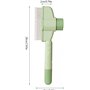 kinoco Brosse Chat Brosse Auto-Nettoyante pour Chiens et Chats, Peigne à Poils Morts, Vert Menthe