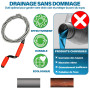 Furet Deboucheur Canalisation avec Manivelle WEIMEIH Professionnel Spirale Furet Débouchage Canalisation-Sonde de Debouchage-Fur