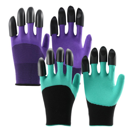 TRKETK 2 Paires de Gants de Jardin avec Griffes