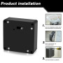 Serrure électronique pour armoire, serrure RFID avec batterie, serrure de tiroir intelligente avec 2 porte-clés et 2 cartes RFID