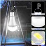 GBKDQQ Pack de 3 ampoules rechargeables USB, ampoule LED à pile 12W avec crochet et télécommande, ampoules LED 3 modes à piles,