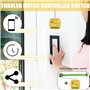 Tuya Lot de 2 modules d'interrupteur intelligent pour volet roulant WiFi 2,4 GHz Alexa Smart Commande de volet roulant par appli