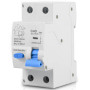 Disjoncteur FI/LS - Disjoncteur différentiel AC 230 V 30 mA 1P+N 6 kA - Disjoncteur avec RCBO 16 A RCD protégé - Type A 0
