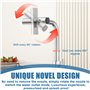 BAIFULAI Robinet de cuisine extensible avec douchette extractible, mitigeur d'évier extensible à levier unique avec douchette 3