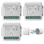 Tuya Lot de 3 modules d'interrupteur intelligent pour volet roulant WiFi 2