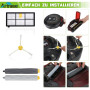 Artraise Kit de brosses de rechange pour iRobot Series 800 900 860 866 870 871 880 886 960 966 980 Kit de remplacement d'aspirat