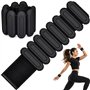 Lot de 2 Poids réglables noir 2 * 480g Poids réglables poignet cheville pour jogging aérobic yoga musculation