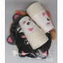 Lot de 60 ustensiles de fête d'anniversaire motif chat mignon, comprend des assiettes en carton pour chat, des gobelets en carto