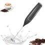 LULUWA Mousseur à Lait Électrique - Mélangeur à Plongée Portable Mini Mélangeur pour Boissons Fouet pour Café Baguette pour Tach