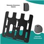 Support Mural Makita pour Batteries et Chargeurs - Stable pour 3 Batteries et Porte-Chargeur - Pour Perceuse-Visseuse Sans Fil -