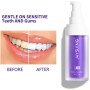 Dentifrice Blanchissant Violet,V34 Color Corrector Serum Inclus Booster de Blanchiment des Dents Blanchiment Dentaire Violettes 